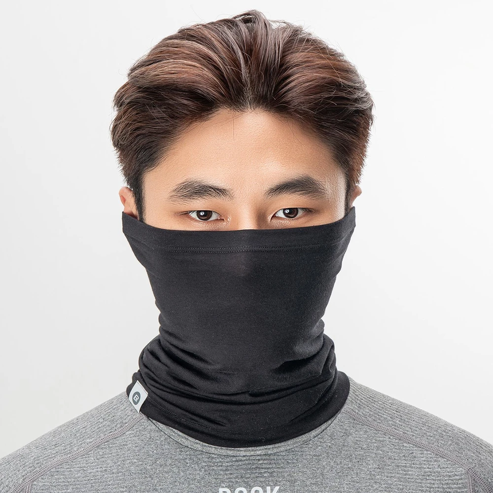 Rockbros Rocbros YDWB005 thermal scarf tencel + wool universal size - juodas