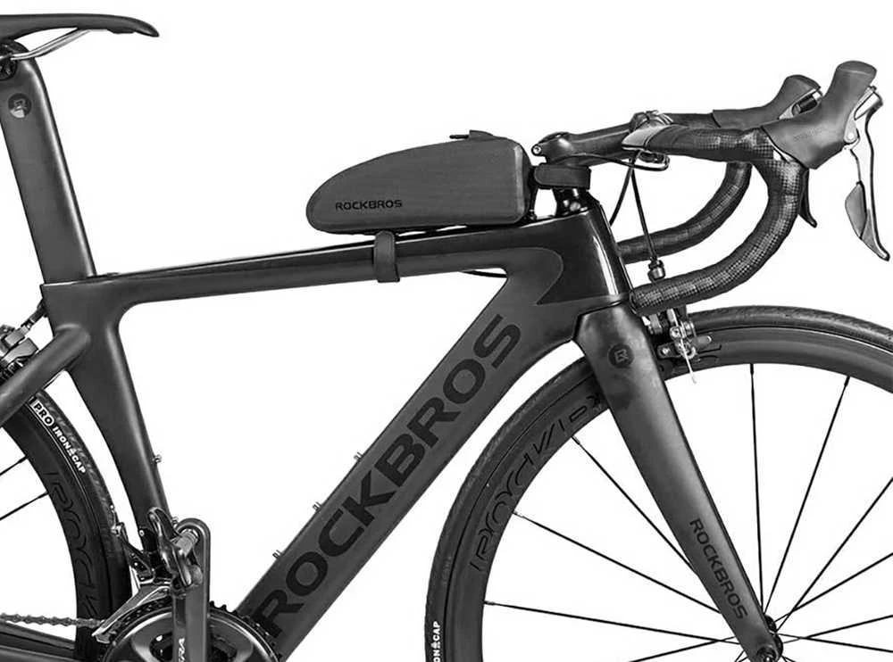 Rockbros AS-019 bicycle frame bag waterproof 1.5 l – juodos spalvos