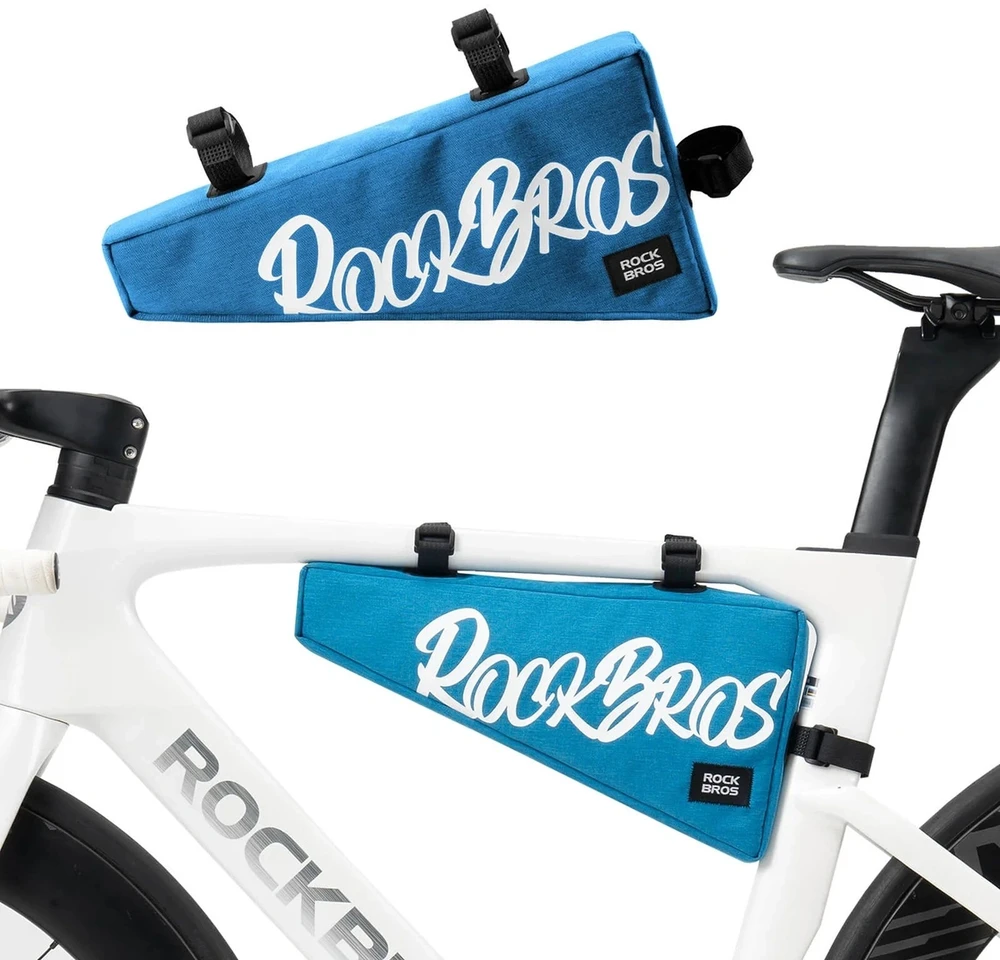 Rockbros G008 Flash Journey Triangle Frame Bike Bag XL 1.9 l - Mėlyna