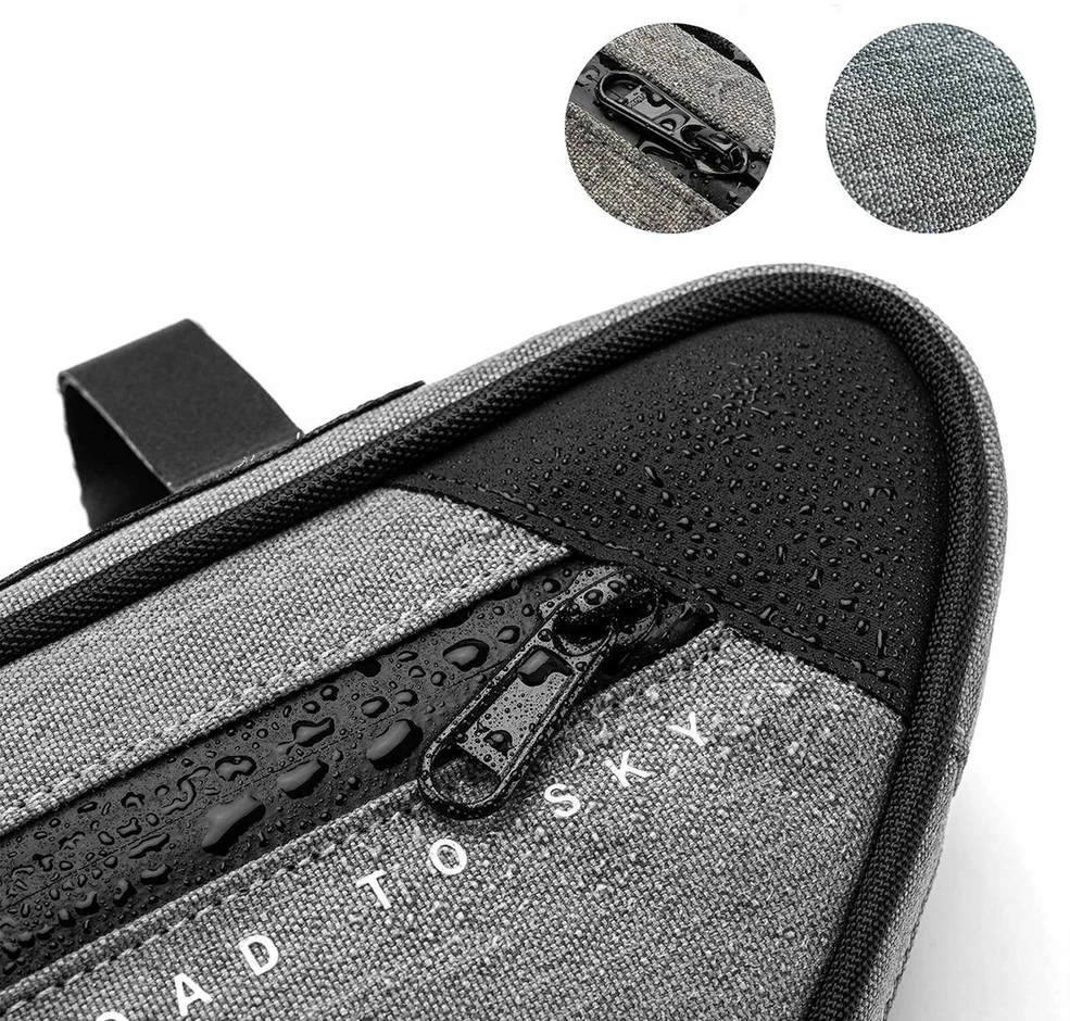 Rockbros TL003 ROAD TO SKY 2L Frame Bag Atsparus vandeniui - Gray
