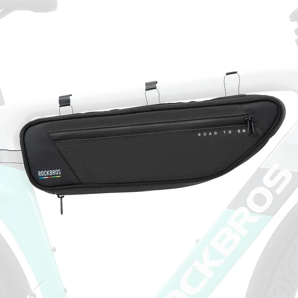 Rockbros TL003 ROAD TO SKY 2L Frame Bag Atsparus vandeniui - Juodas