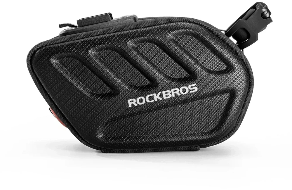 Rockbros C61 dviračio balnelio krepšys su išmaniuoju galiniu žibintu 0,45 l - Juodas