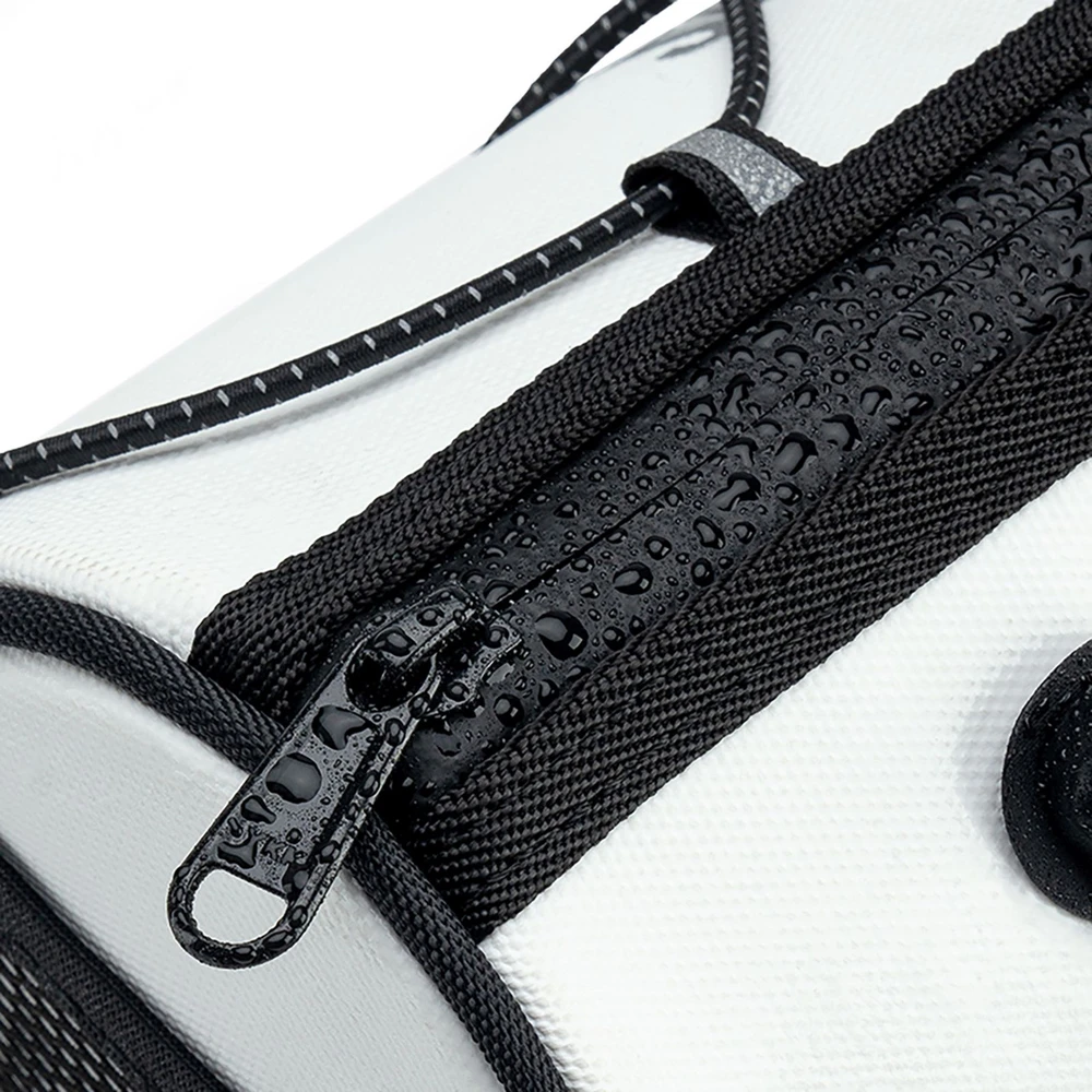 Rockbros TL002 ROAD TO SKY 1.5L Atsparus vandeniui Handlebar Bike Bag - Baltas