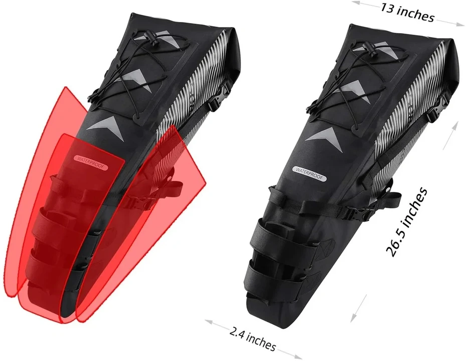Rockbros AS-013 10L Seat Bag - Juodas