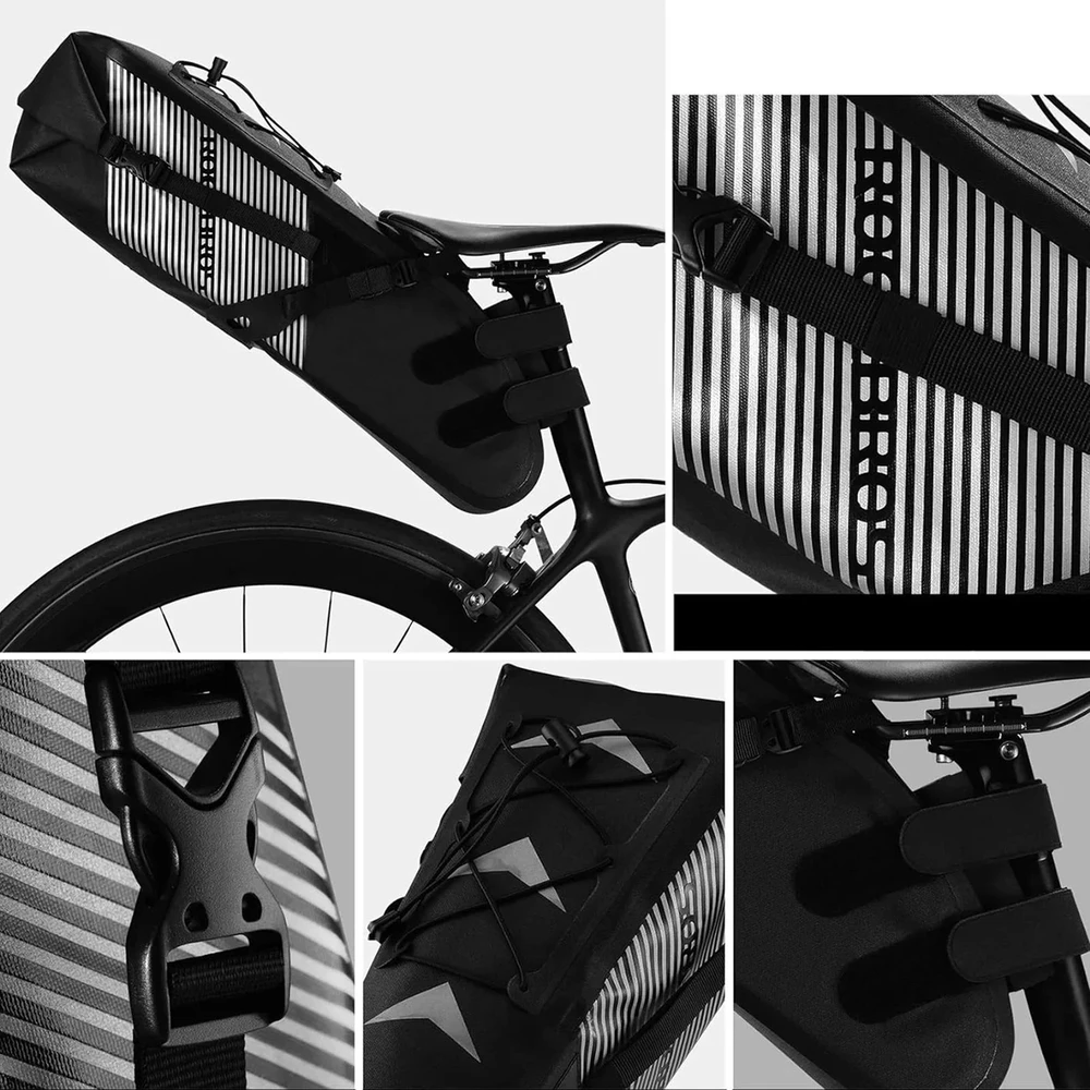 Rockbros AS-013 10L Seat Bag - Juodas