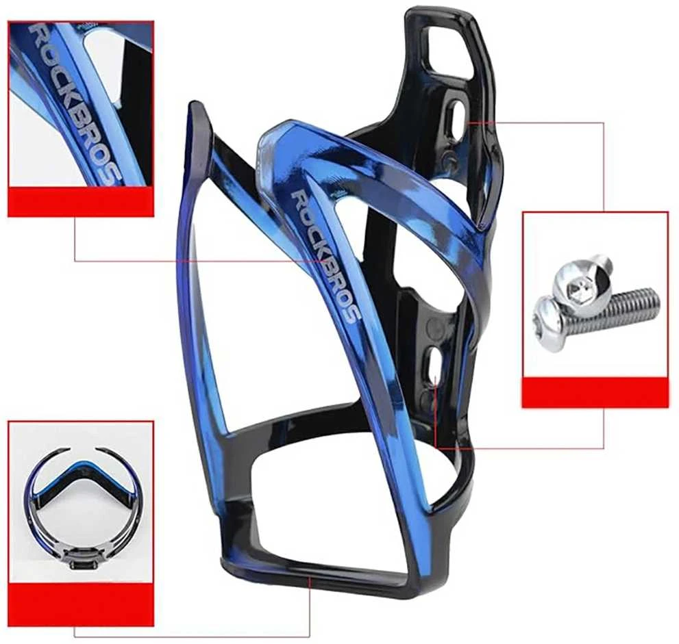Rockbros FK338 bicycle holder for water bottle – juodos spalvos and mėlynas