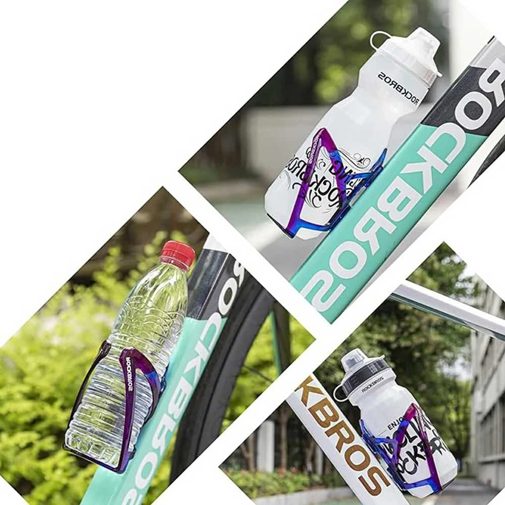 Rockbros FK338 bicycle holder for water bottle – mėlynas and violetinė
