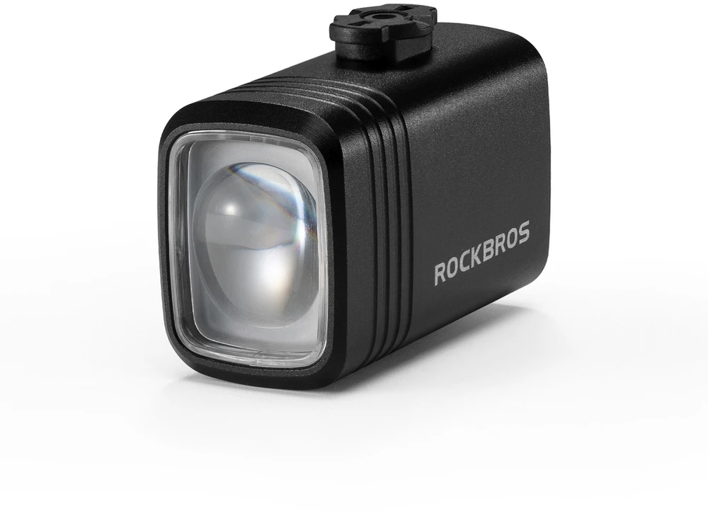 Rockbros M6 1000 lm priekinis įkraunamas dviračio žibintas 2800 mAh - juodas