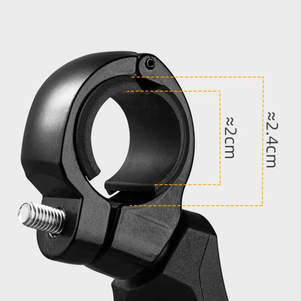 Rockbros 26210001004 bicycle mirror, right, rear – juodos spalvos