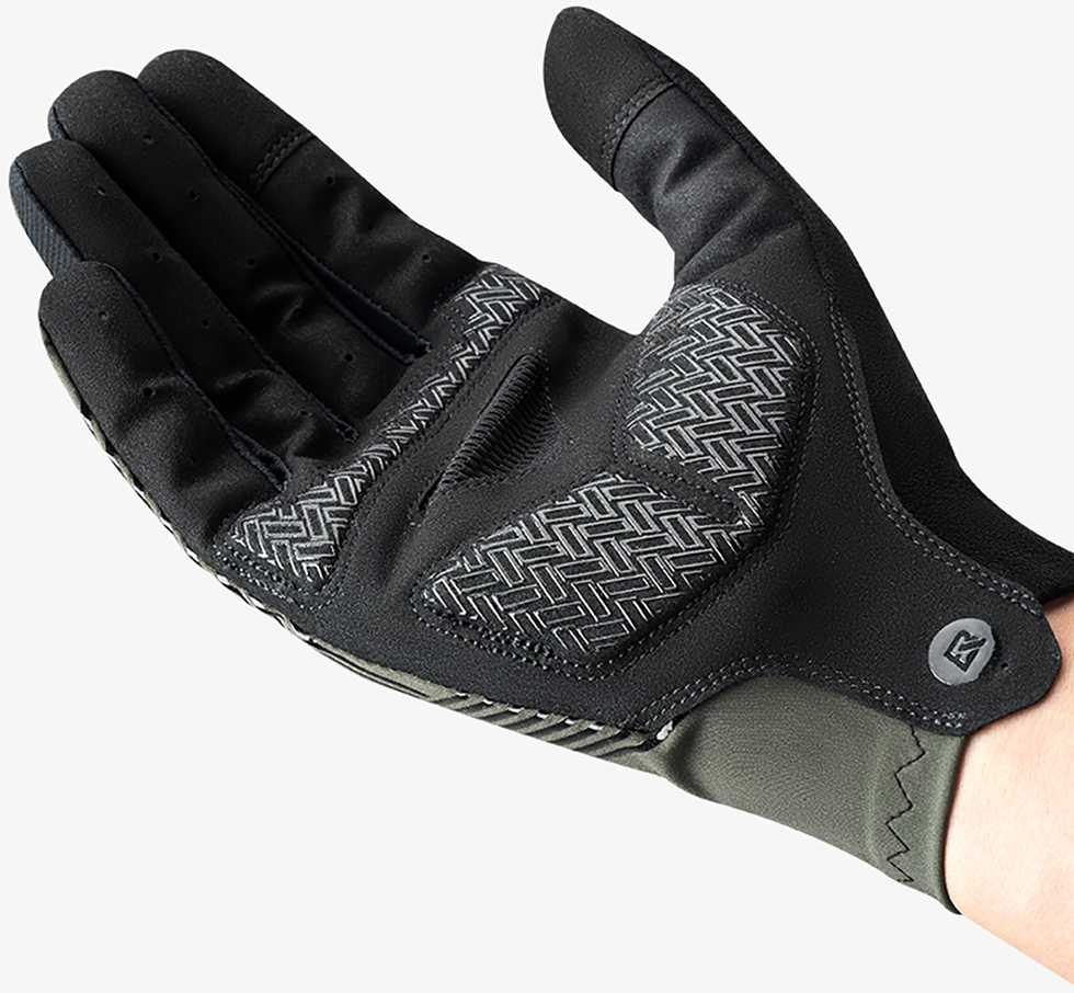 Rockbros cycling pirštinės spring/summer/autumn, full, size: L – juodos spalvos