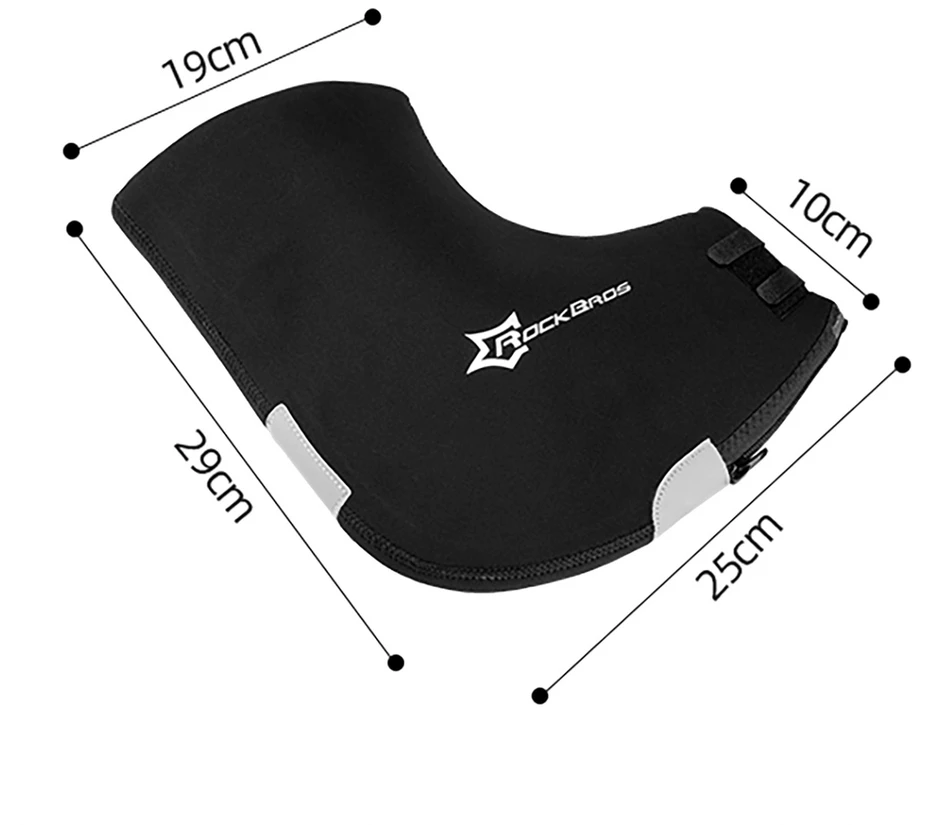 Rockbros D16-B Motorcycle-Compatible Windproof Atsparus vandeniui Handlebar Gloves - Juodas