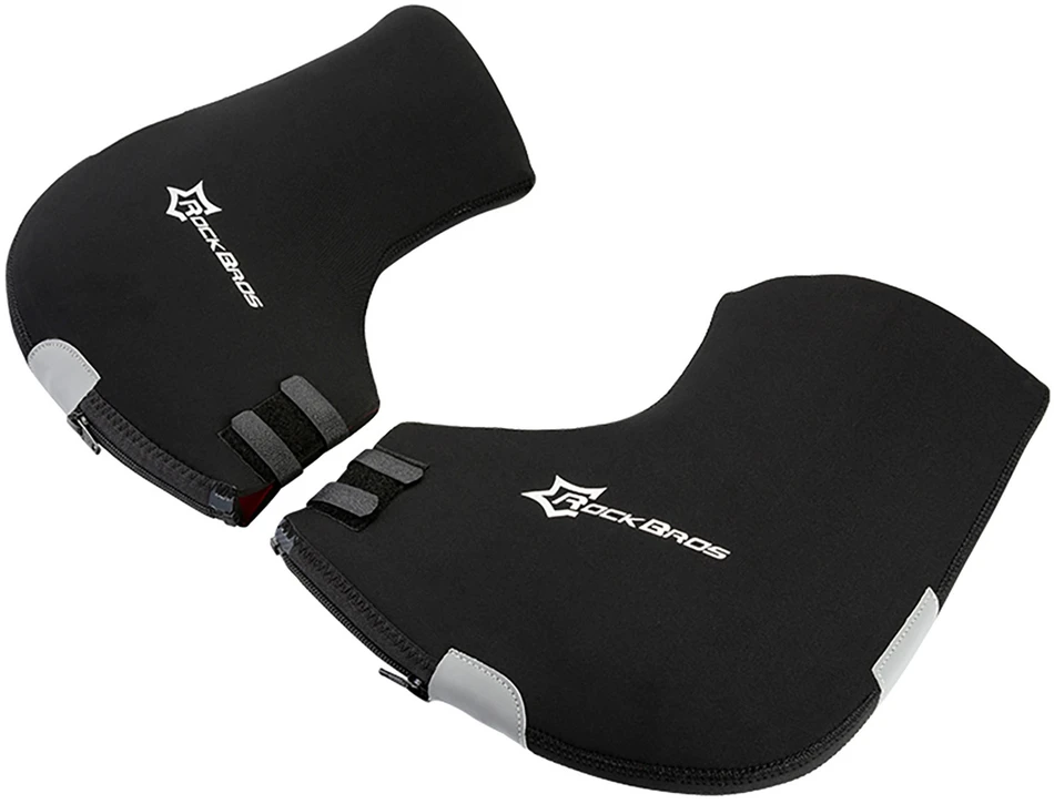Rockbros D16-B Motorcycle-Compatible Windproof Atsparus vandeniui Handlebar Gloves - Juodas