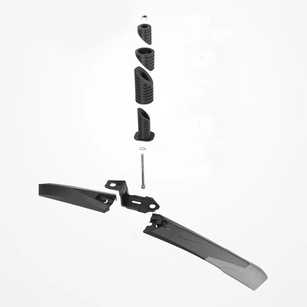 Rockbros DNB-890 Bicycle Fender Set - Juodas