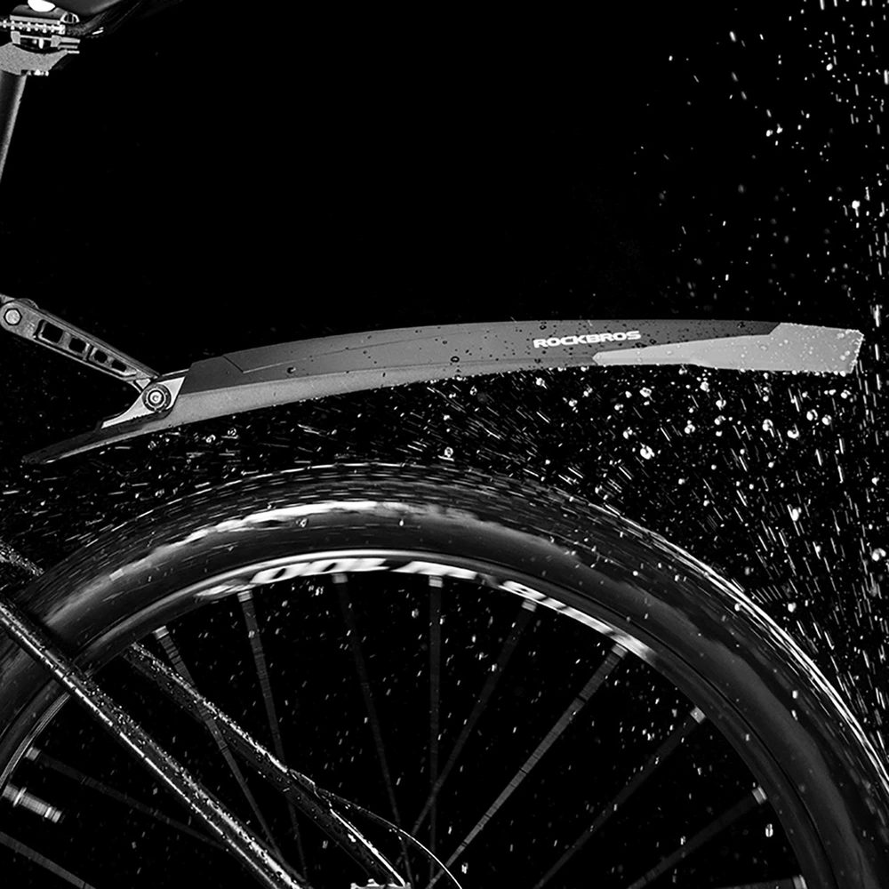 Rockbros DNB-890 Bicycle Fender Set - Juodas