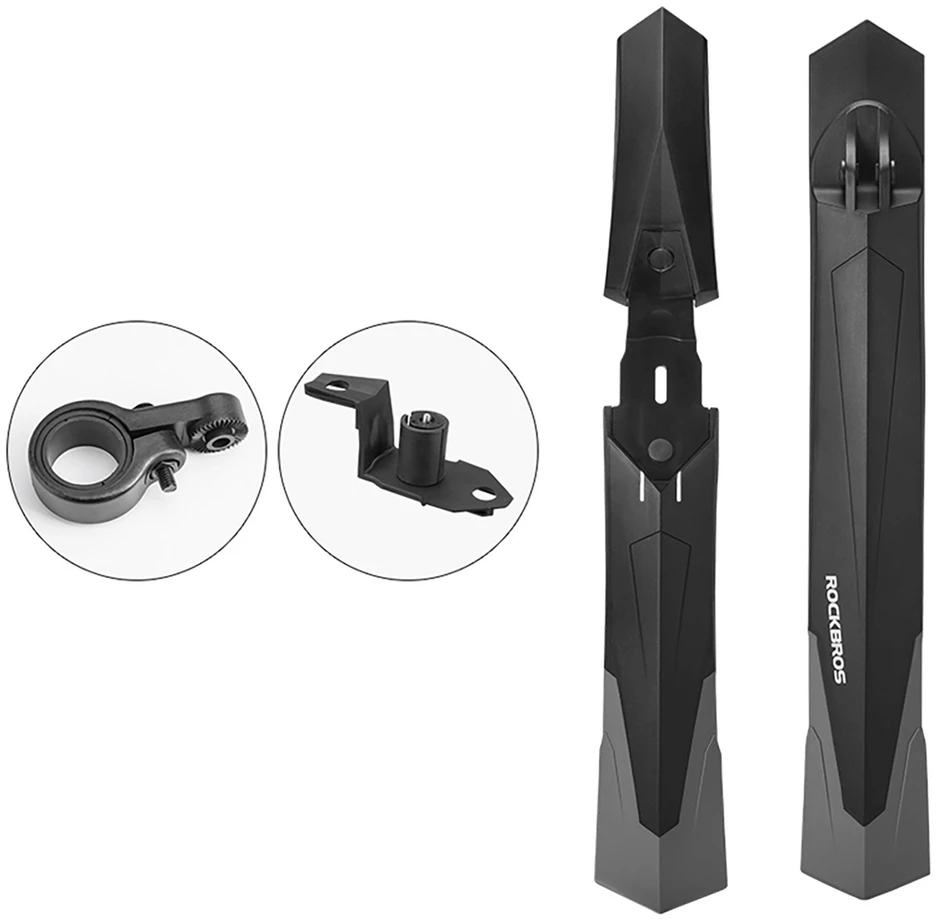 Rockbros DNB-890 Bicycle Fender Set - Juodas