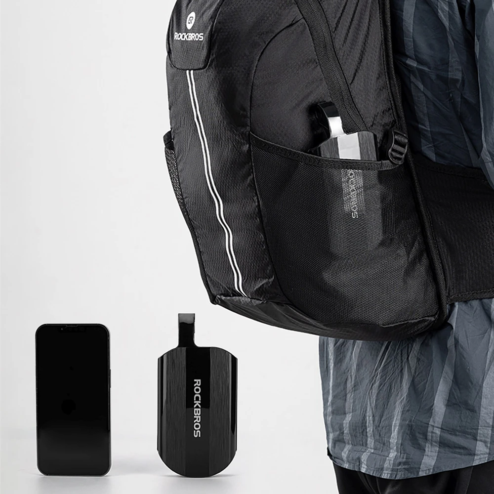 Rockbros FK-810 sulankstomų teleskopinių dviračio sparnų komplektas - Juodas