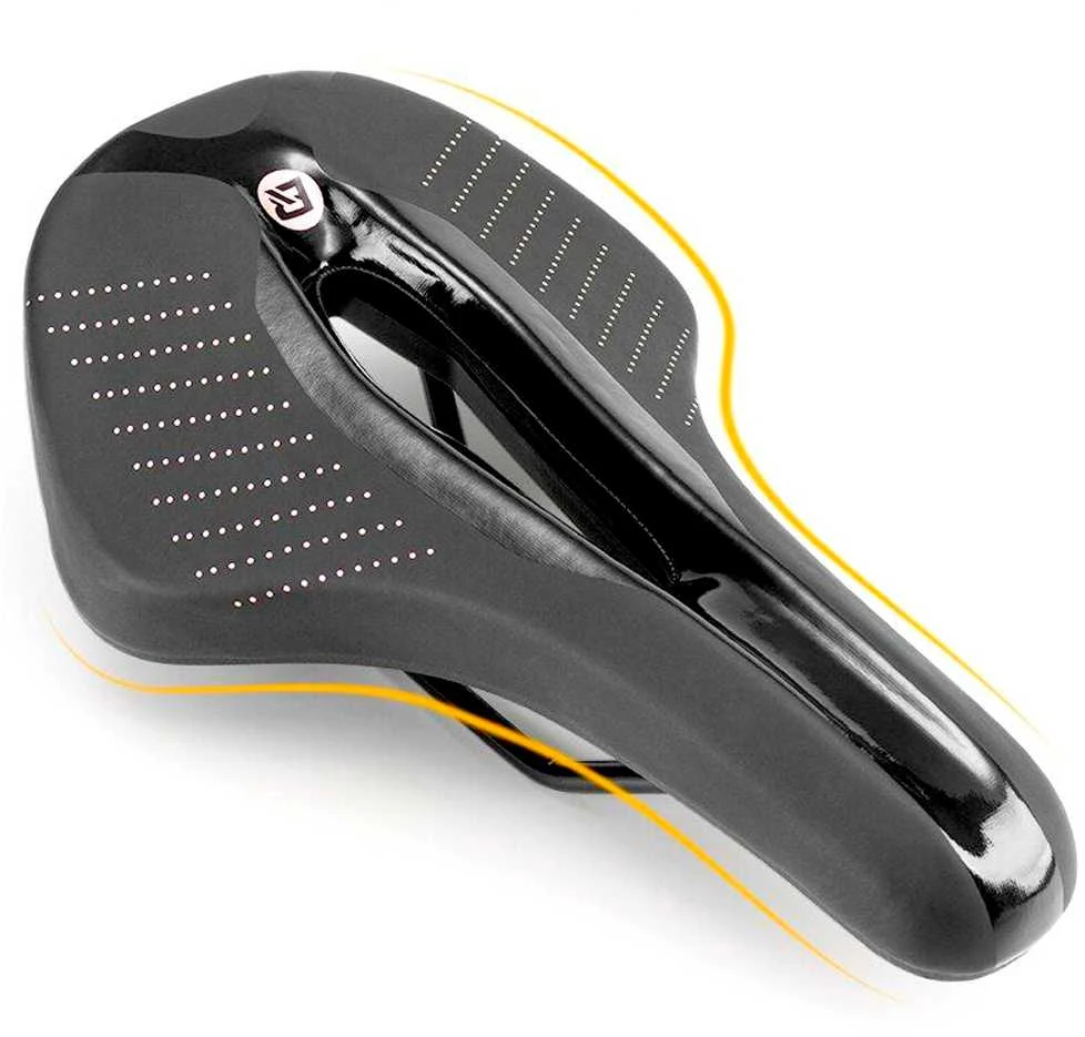 Rockbros 38210005001 foam MTB dviračio balnelis – juodos spalvos