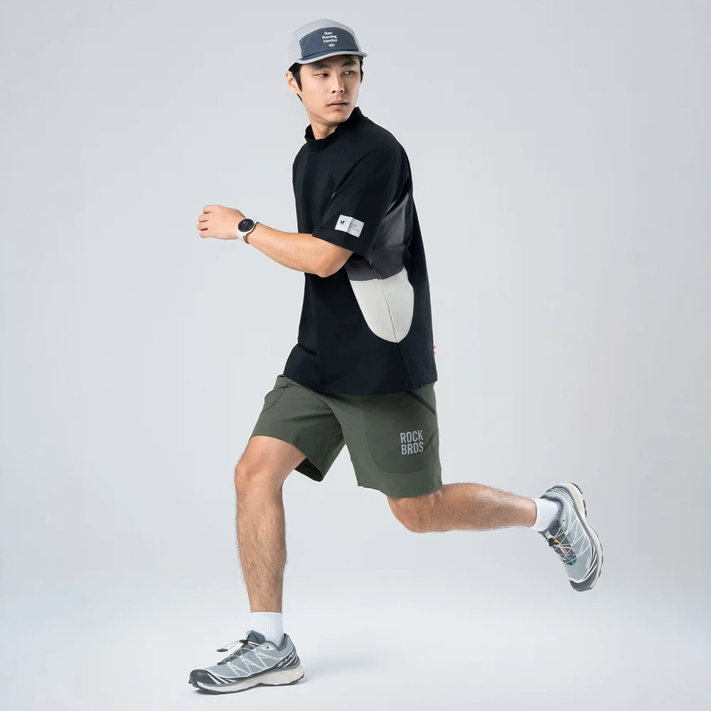 Rockbros YDDK015 shorts with belt dydis M - žalias