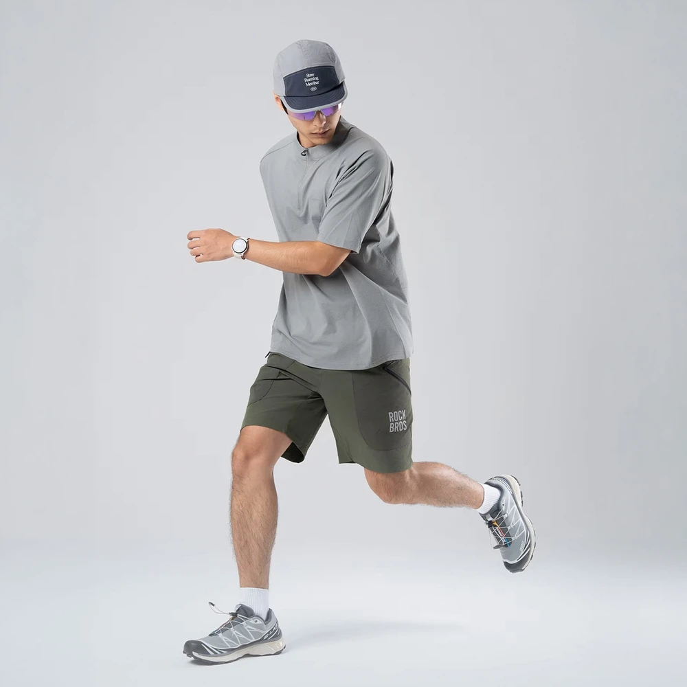 Rockbros YDDK015 shorts with belt dydis M - žalias