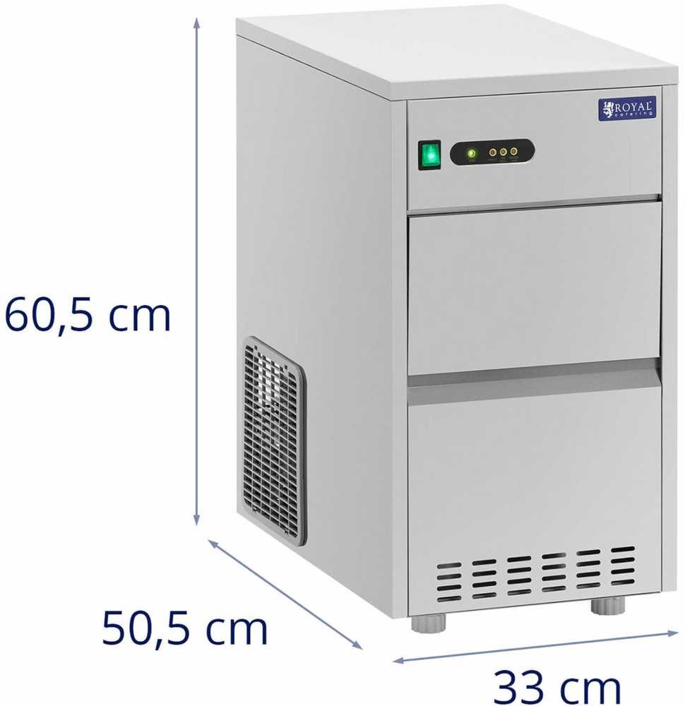Royal Catering Baro ledo kubelių aparatas 20 kg/dieną 5kg 165 W