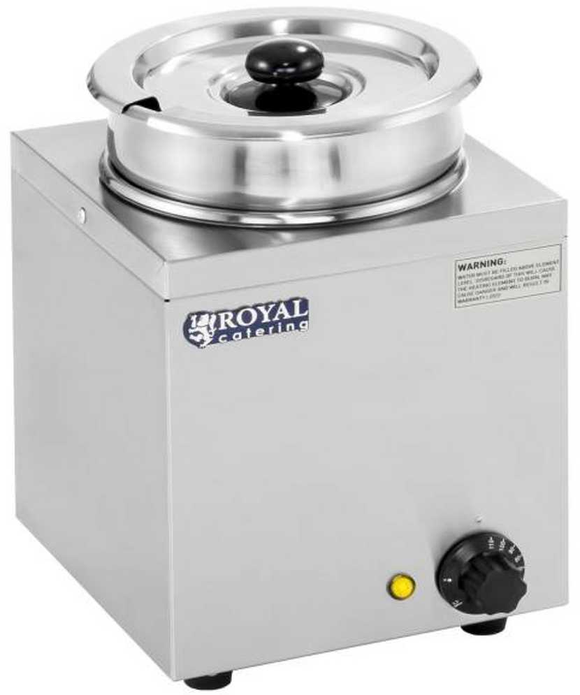 Royal Catering Bain-marie elektrinis sriubos šildytuvas 150W 230V 3,8L