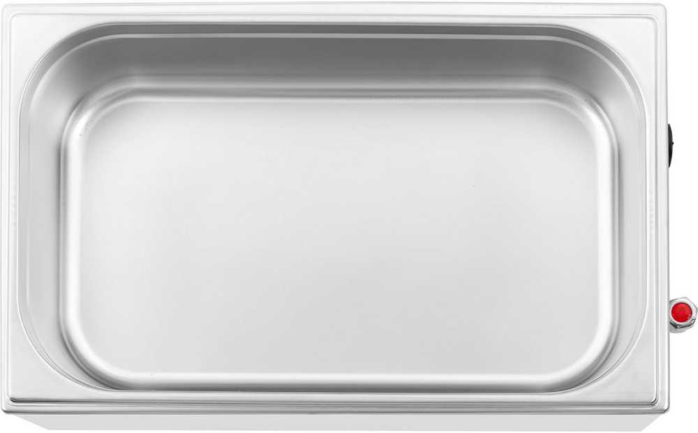 Royal Catering Bain-marie elektrinis šildytuvas su čiaupu GN 1/1 600 W