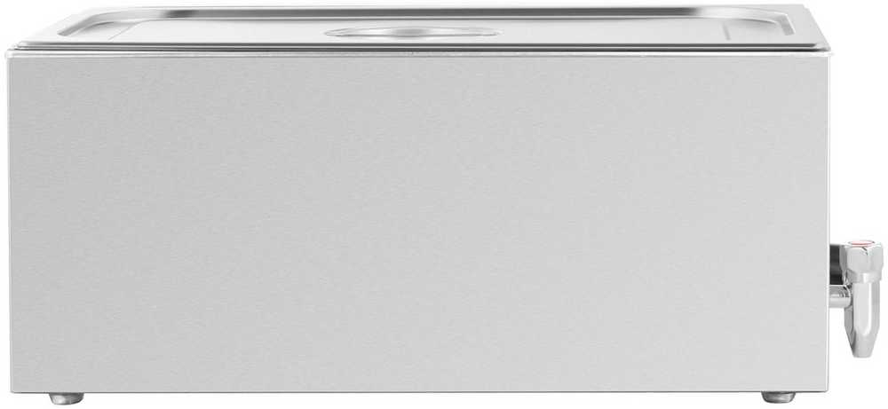 Royal Catering Bain-marie elektrinis šildytuvas su čiaupu GN 1/1 600 W