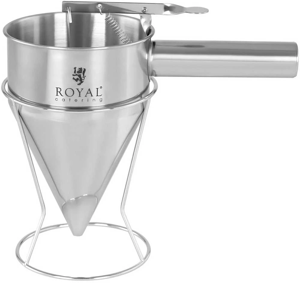 Royal Catering Dozatorius grietinėlės padažams, nerūdijantis plienas, antgalis sk. 8 mm 1,2 l