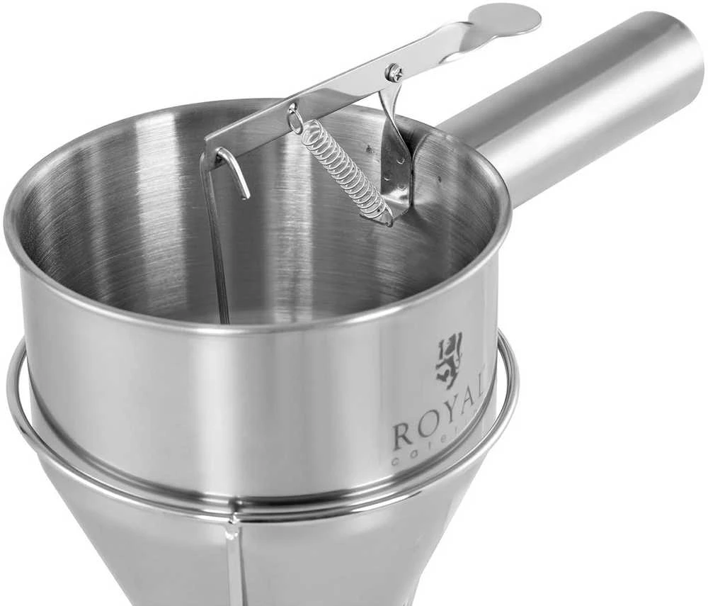 Royal Catering Dozatorius grietinėlės padažams, nerūdijantis plienas, antgalis sk. 8 mm 1,2 l