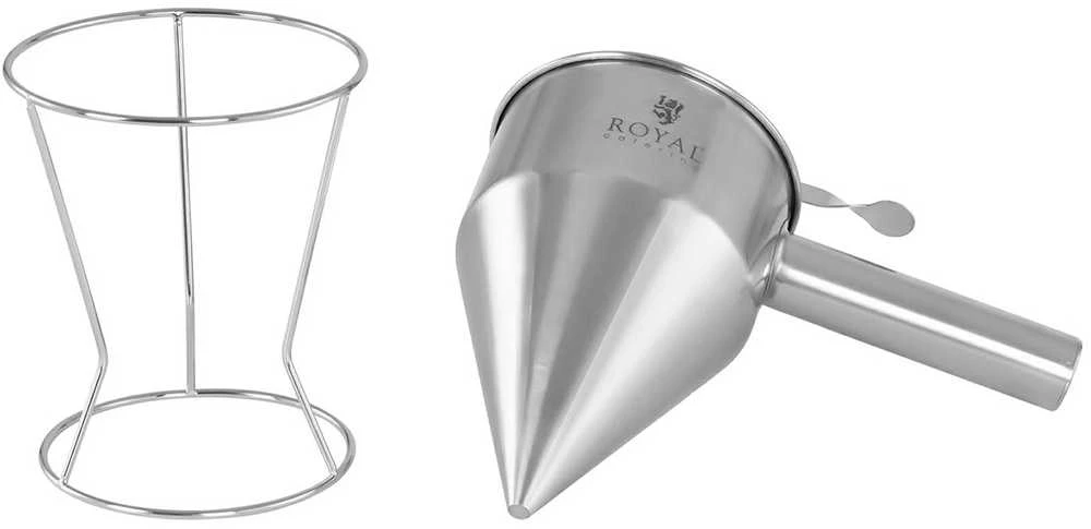 Royal Catering Dozatorius grietinėlės padažams, nerūdijantis plienas, antgalis sk. 8 mm 1,2 l