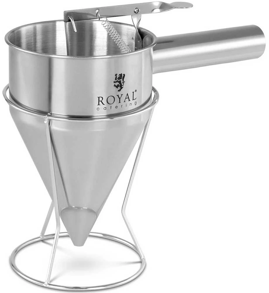 Royal Catering Dozatorius grietinėlės padažams, nerūdijantis plienas, antgalis sk. 8 mm 1,2 l