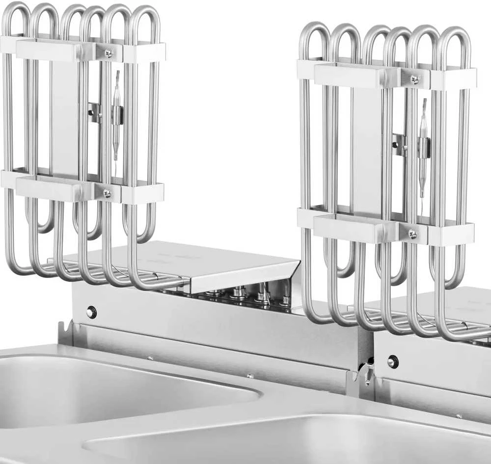 Royal Catering Dviguba atskirai pastatoma elektrinė gruzdintuvė su spintele 400 V 10000 W 26 l