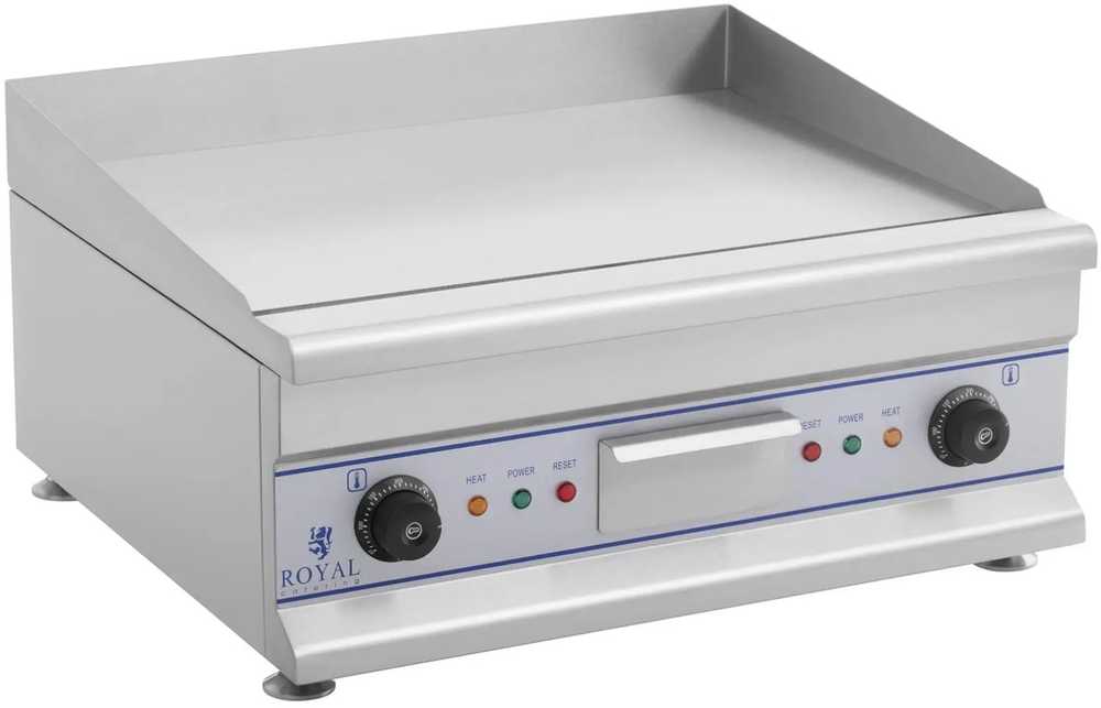 Royal Catering Dvigubas grilis, elektrinė kepsninė, 60 cm