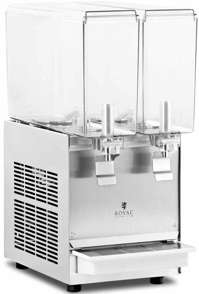 Sulčiaspaudė Royal Catering Aušinimo dozatorius sultims ir gėrimams, dvigubas, 2 x 10 l, 290 W