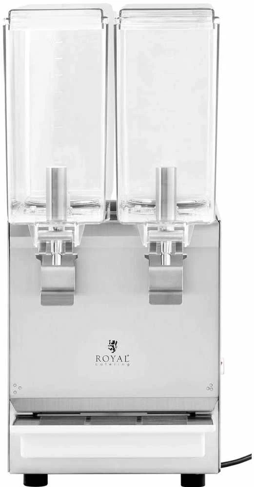 Sulčiaspaudė Royal Catering Aušinimo dozatorius sultims ir gėrimams, dvigubas, 2 x 10 l, 290 W