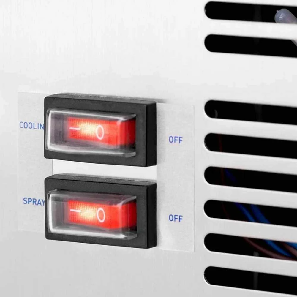 Royal Catering Trigubas aušinamas sulčių ir gėrimų dozatorius, 3 x 10 l, 320 W
