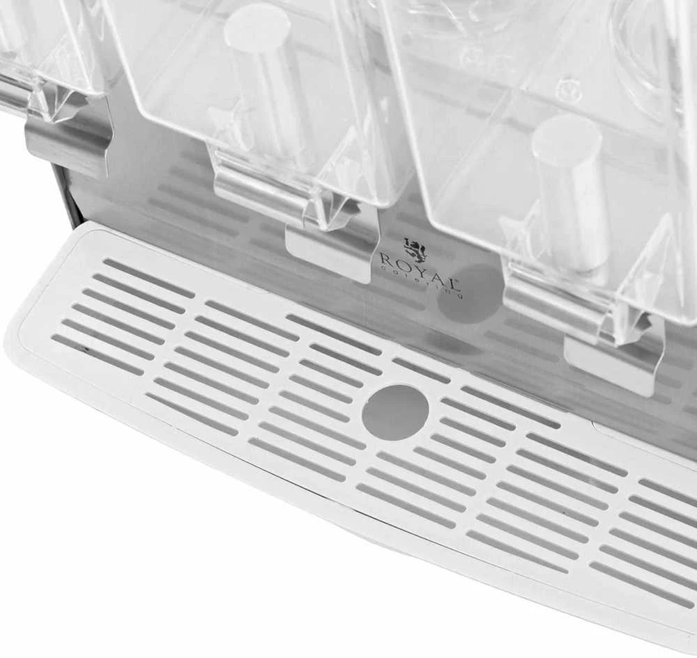 Royal Catering Trigubas aušinamas sulčių ir gėrimų dozatorius, 3 x 10 l, 320 W