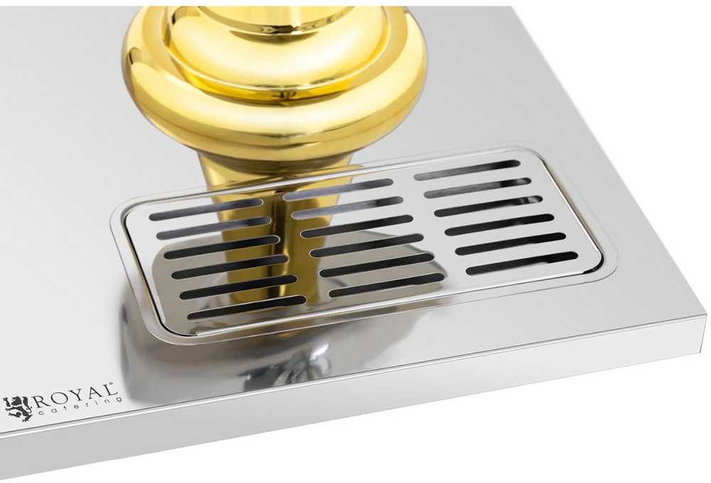 Royal Catering Vėsinantis bufetas sulčių ir gėrimų dozatorius, dvigubas, 2 x 8 l