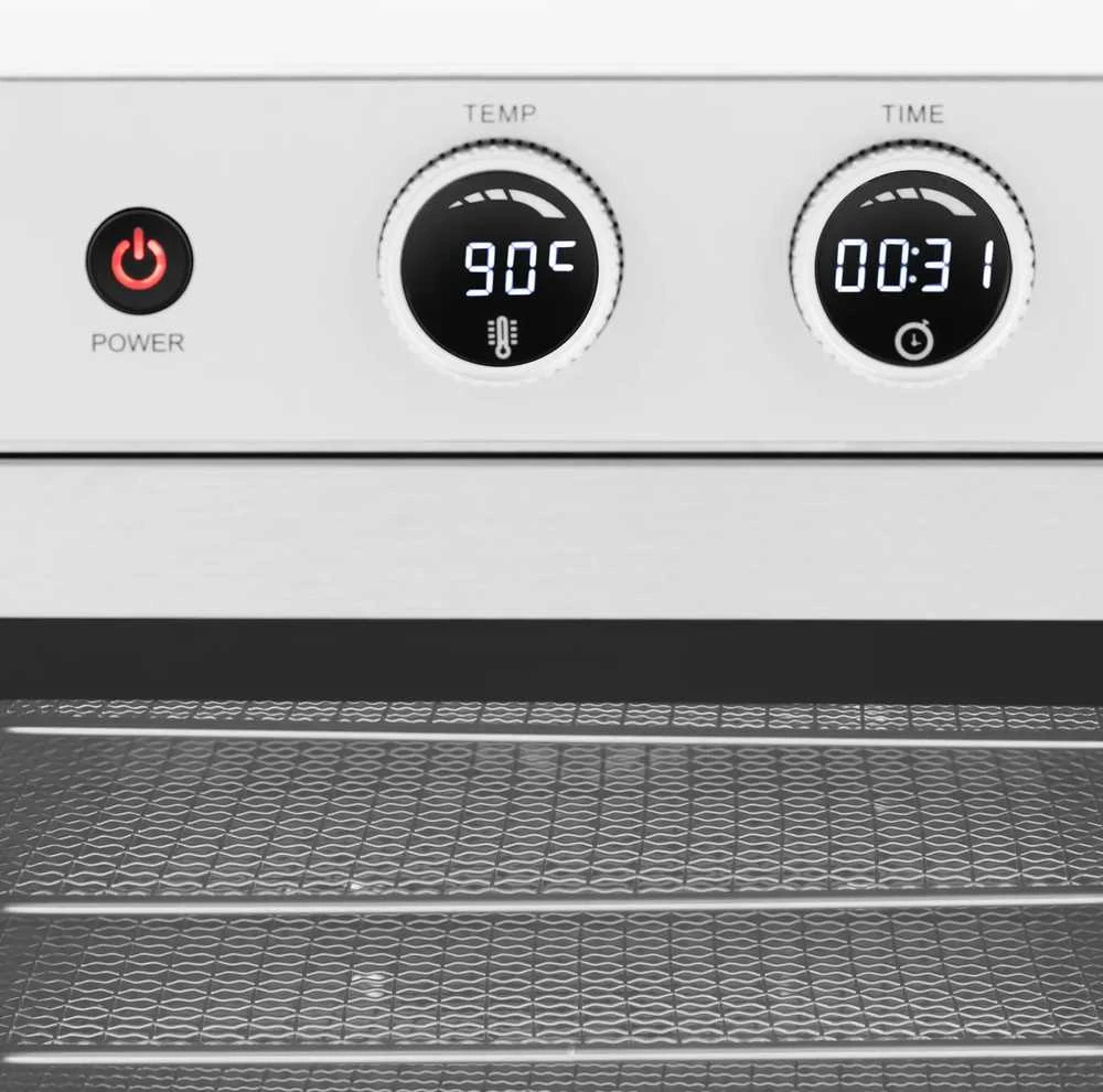 Royal Catering Maisto džiovintuvas vaisiams, grybams, žolelėms, 12 lentynėlių, 1000 W