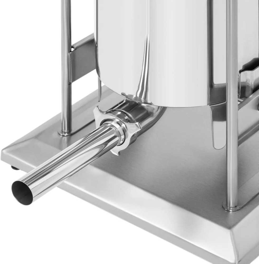 Royal Catering Elektrinis vertikalus dešrų kimštuvas, 4 piltuvėliai, 20 l, 300 W