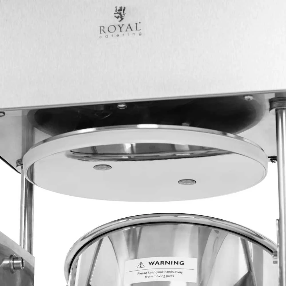 Mėsmalė Royal Catering Elektrinis vertikalus dešrų kimštuvas, 4 piltuvėliai, 30 l, 400 W