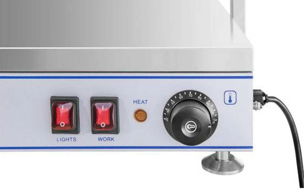 Royal Catering Elektrinės kaitlentės šildymo padėklas kompaktiškas 3 halogeninės lempos 1550W 230V