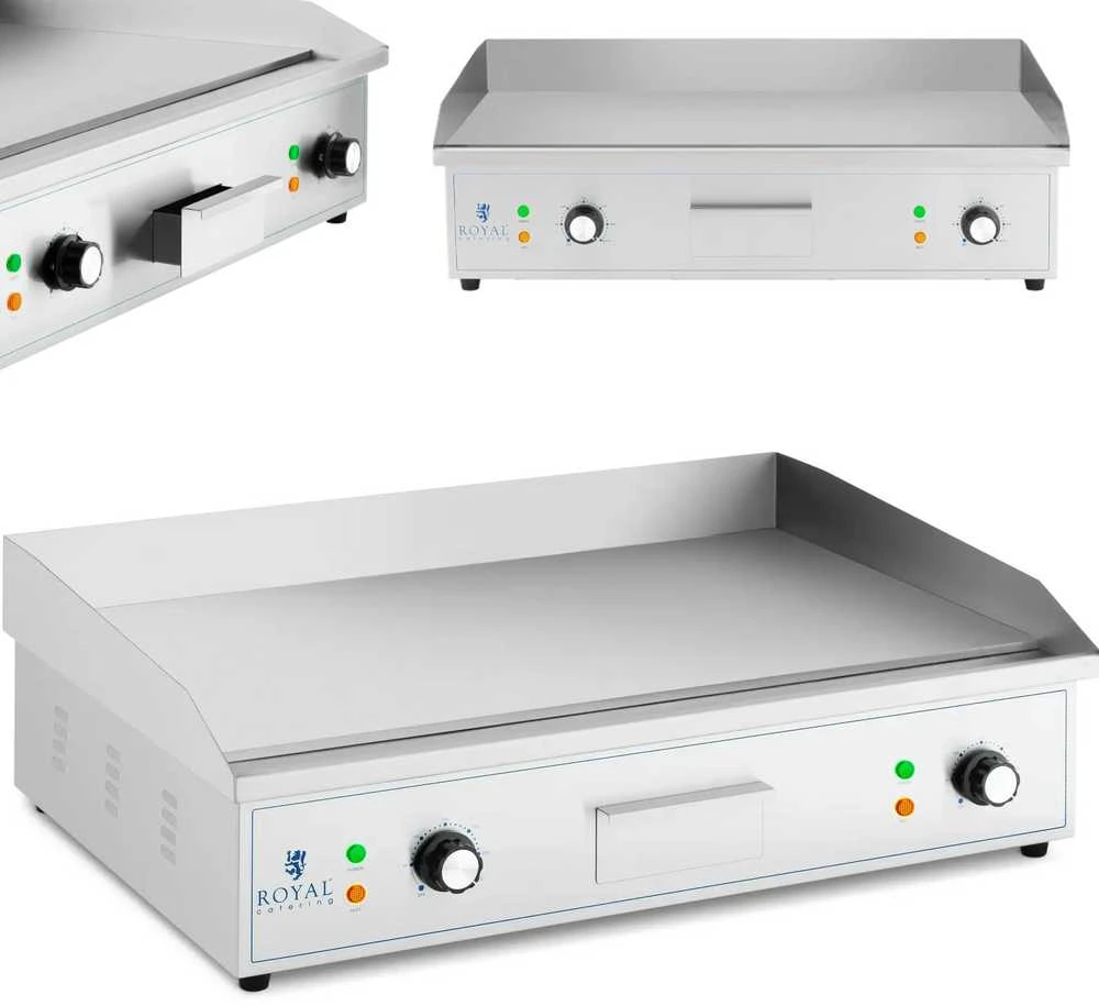 Royal Catering Elektrinis grilius płyta grilio gładka 727 x 420 mm 4400 W