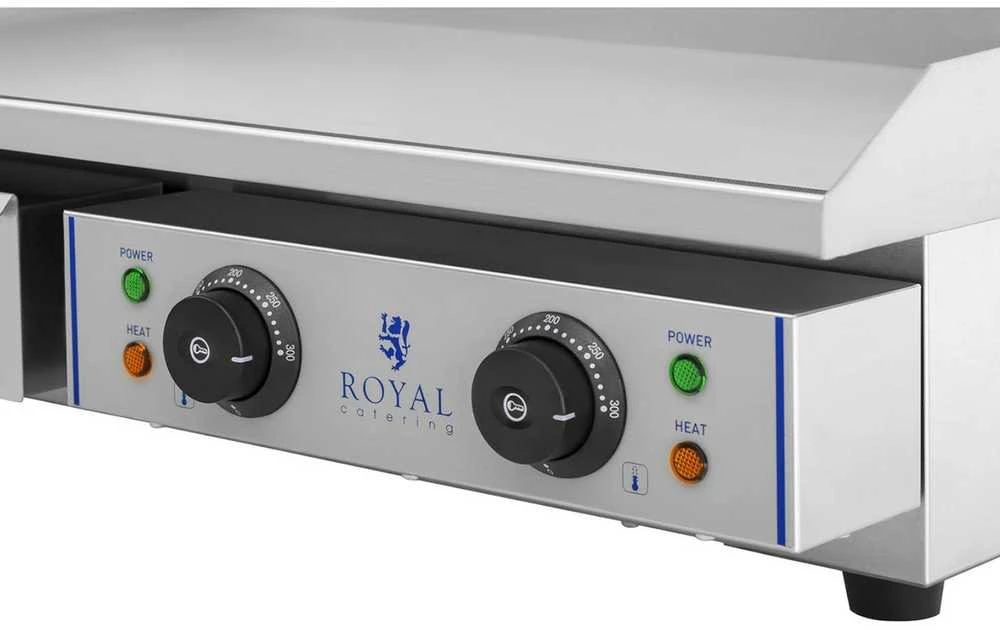 Royal Catering Elektrinis grilis aukštu kraštu, plotis 75 cm