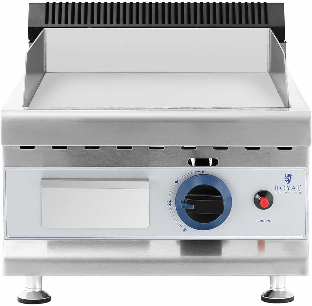 Royal Catering Sklandžiai reguliuojamas dujinis grilis propano-butano dujoms 0,05 bar 35 x 40 cm 3000 W