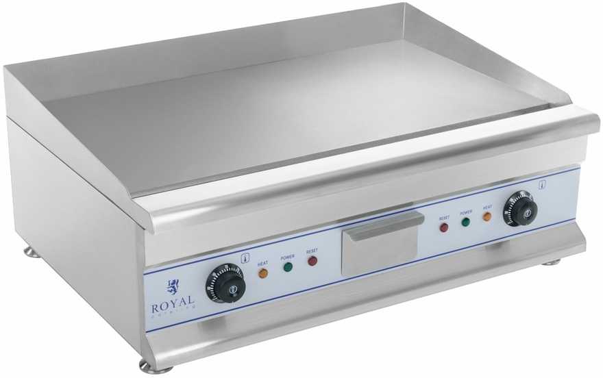 Royal Catering Dvigubas grilis, elektrinė kepsninė, 60 cm