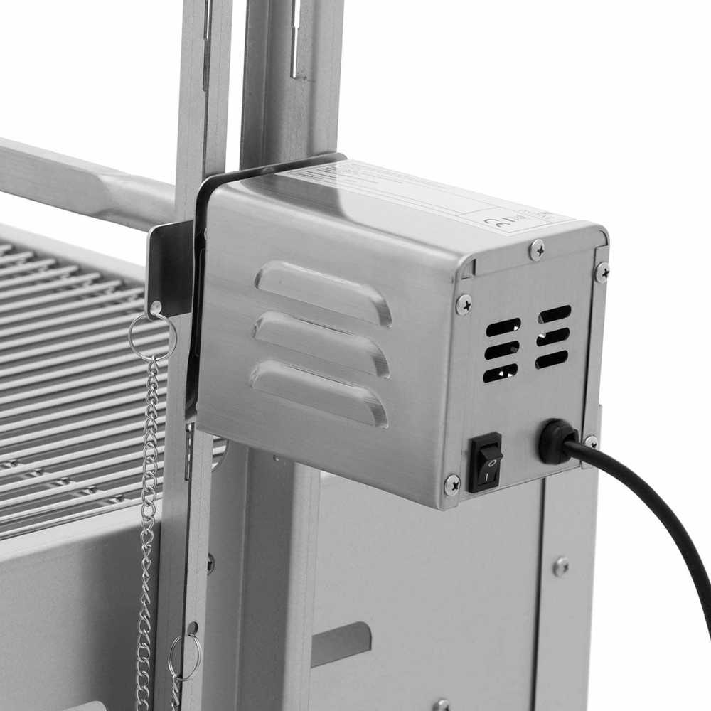 Royal Catering Grilis su anglimis su elektriniu kepsniu paršeliui kepti 13 W 40 kg 127 cm
