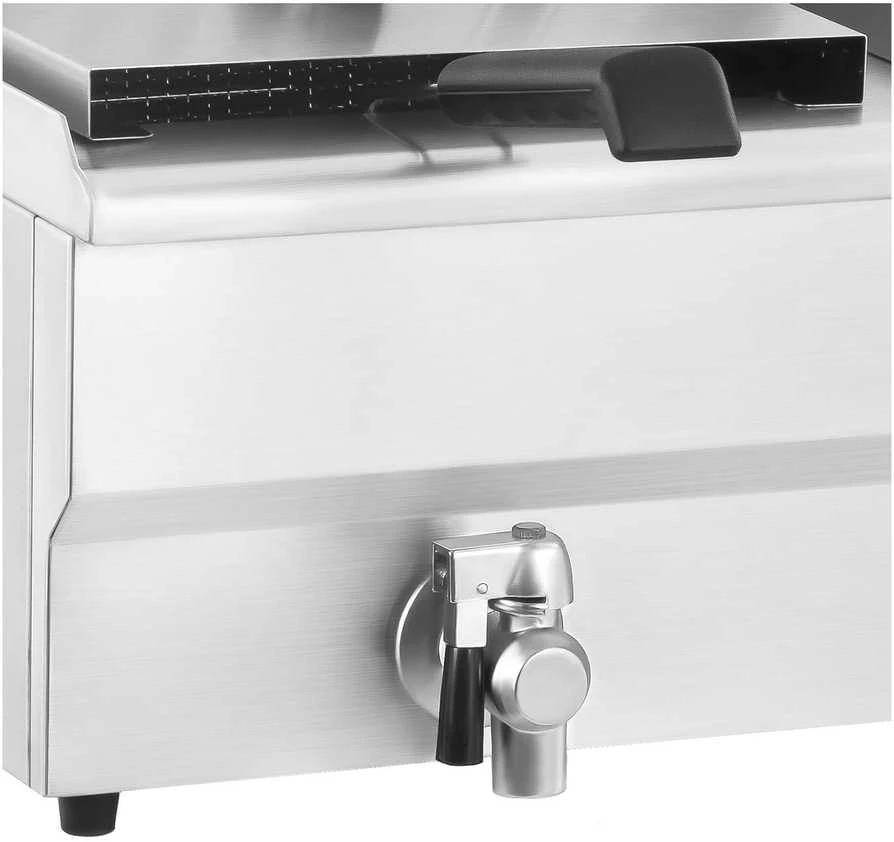 Royal Catering Profesionali maitinimo gruzdintuvė su čiaupu 230V 10L