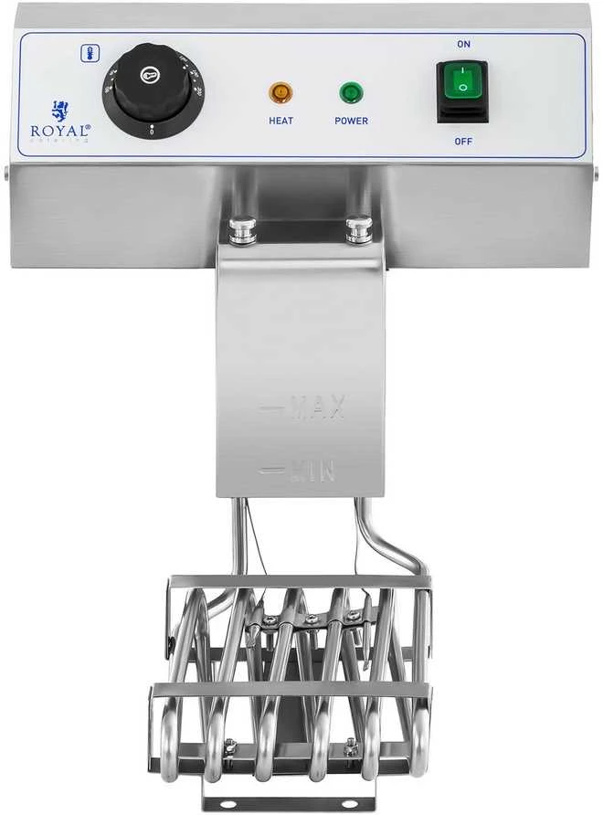Royal Catering Profesionali maitinimo gruzdintuvė su čiaupu 230V 10L