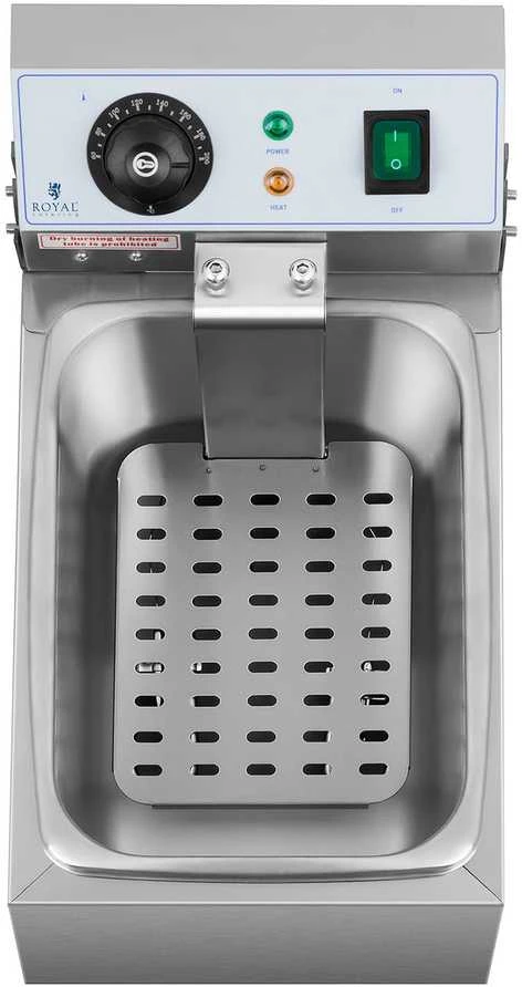 Royal Catering Gruzdintuvė reguliuojamas maitinimo elektrinė 230 V 3200W 8 L